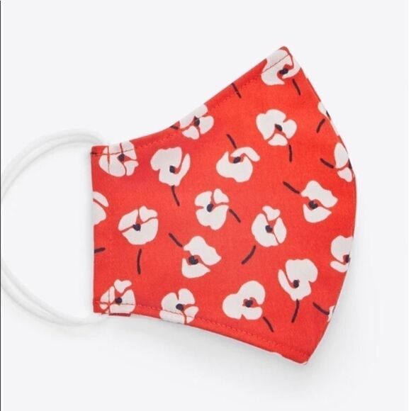 Bundle NWT Red Floral DraperJames Face mask Ipsy - Picture 2 of 8